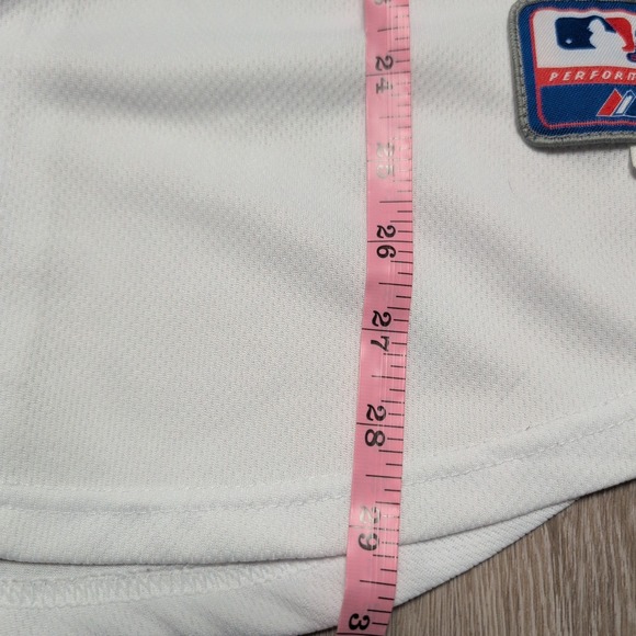 Majestic Baltimore Orioles Davis #19 MLB Baseball Jersey Mens 48 XL White Orange - Picture 6 of 6